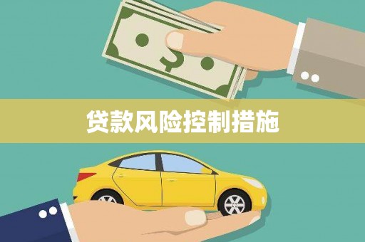 金湾贷款风险控制措施