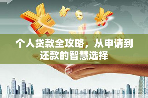 金湾个人贷款全攻略，从申请到还款的智慧选择