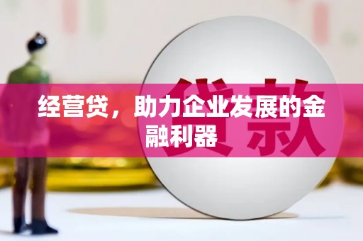 金湾经营贷，助力企业发展的金融利器