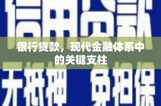 金湾银行贷款，现代金融体系中的关键支柱