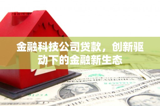 金湾金融科技公司贷款，创新驱动下的金融新生态