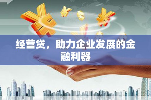 金湾经营贷，助力企业发展的金融利器