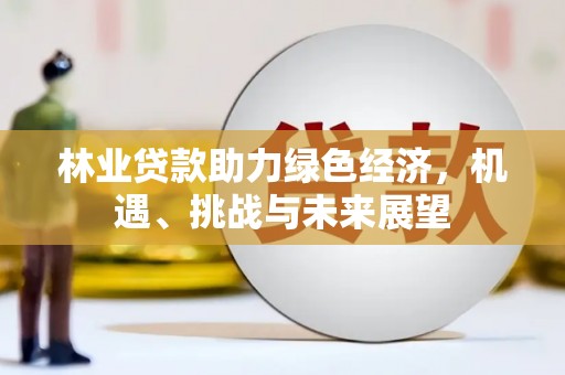 金湾林业贷款助力绿色经济，机遇、挑战与未来展望