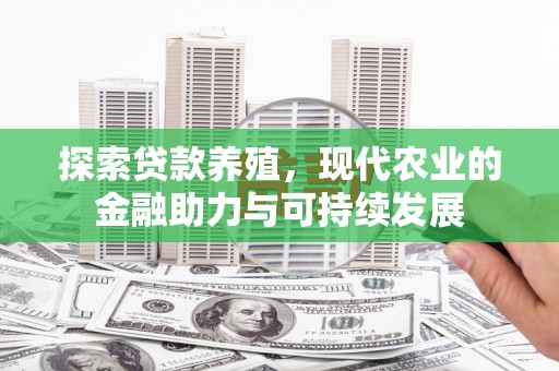 金湾探索贷款养殖，现代农业的金融助力与可持续发展
