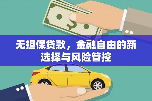 金湾无担保贷款，金融自由的新选择与风险管控
