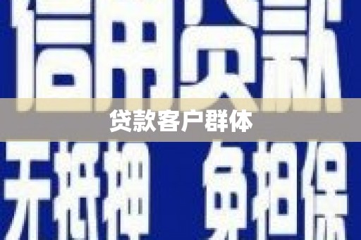 金湾贷款客户群体