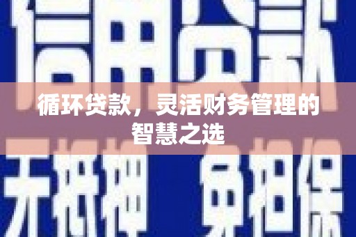 金湾循环贷款，灵活财务管理的智慧之选