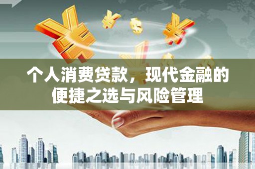 金湾个人消费贷款，现代金融的便捷之选与风险管理