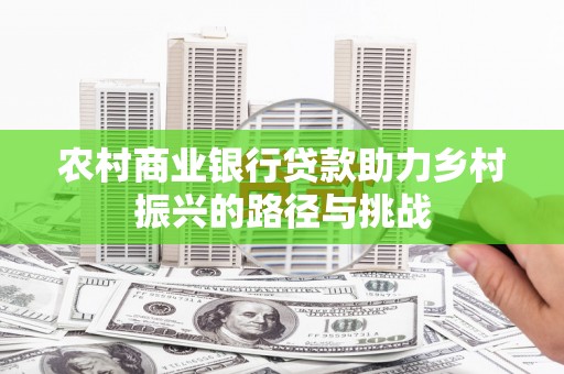 金湾农村商业银行贷款助力乡村振兴的路径与挑战