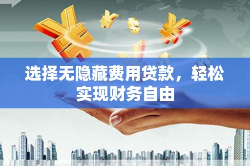 金湾选择无隐藏费用贷款，轻松实现财务自由