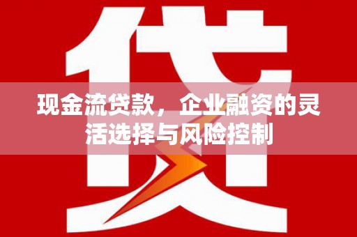 金湾现金流贷款，企业融资的灵活选择与风险控制