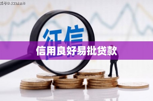 金湾信用良好易批贷款
