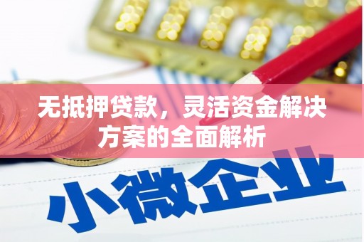 金湾无抵押贷款，灵活资金解决方案的全面解析