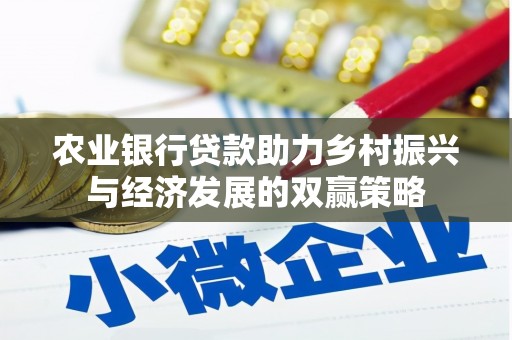 金湾农业银行贷款助力乡村振兴与经济发展的双赢策略