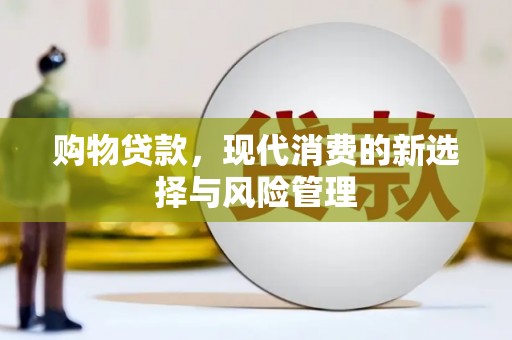 金湾购物贷款，现代消费的新选择与风险管理