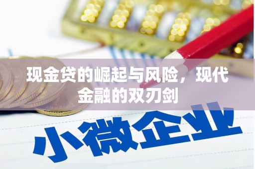 金湾现金贷的崛起与风险，现代金融的双刃剑