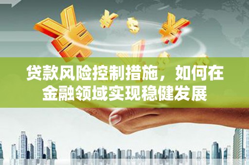 金湾贷款风险控制措施，如何在金融领域实现稳健发展
