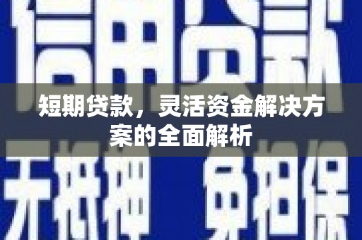 金湾短期贷款，灵活资金解决方案的全面解析