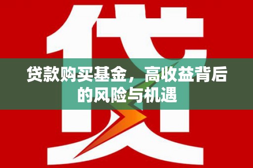 金湾贷款购买基金，高收益背后的风险与机遇