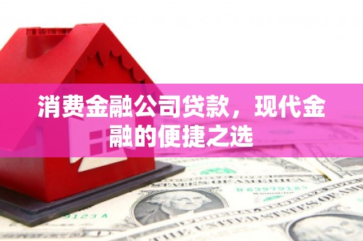 金湾消费金融公司贷款，现代金融的便捷之选
