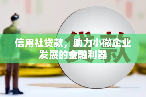 金湾信用社贷款，助力小微企业发展的金融利器