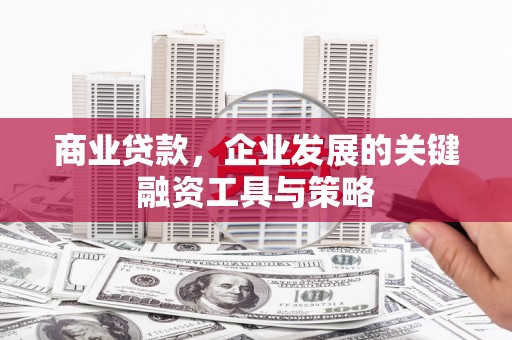 金湾商业贷款，企业发展的关键融资工具与策略