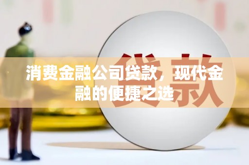 金湾消费金融公司贷款，现代金融的便捷之选
