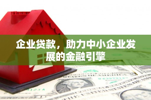 金湾企业贷款，助力中小企业发展的金融引擎