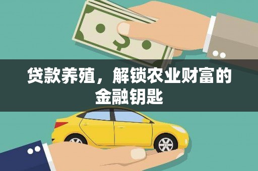 金湾贷款养殖，解锁农业财富的金融钥匙