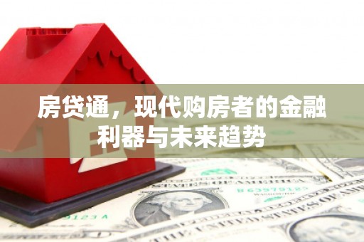 金湾房贷通，现代购房者的金融利器与未来趋势