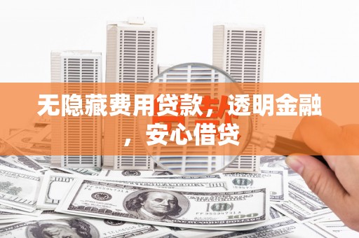 金湾无隐藏费用贷款，透明金融，安心借贷