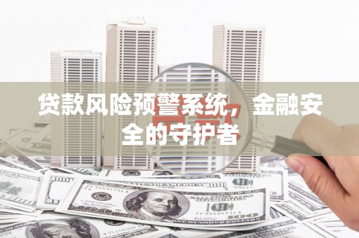 金湾贷款风险预警系统，金融安全的守护者