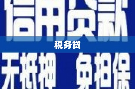 金湾税务贷