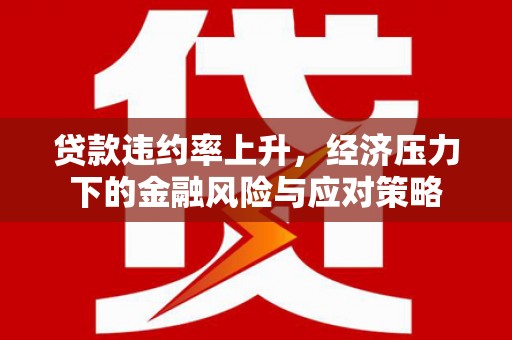 金湾贷款违约率上升，经济压力下的金融风险与应对策略