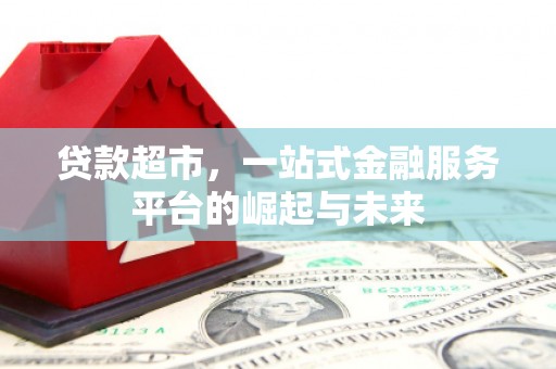 金湾贷款超市，一站式金融服务平台的崛起与未来