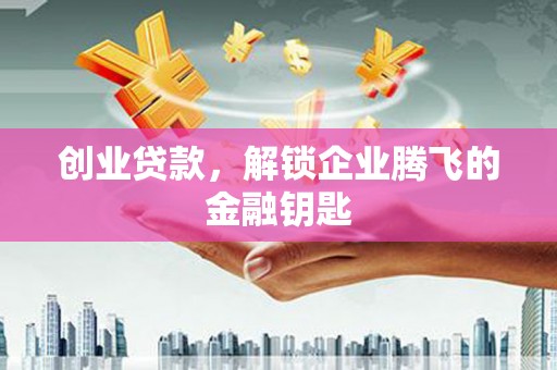 金湾创业贷款，解锁企业腾飞的金融钥匙