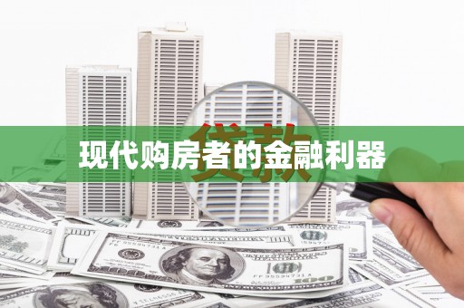 金湾现代购房者的金融利器