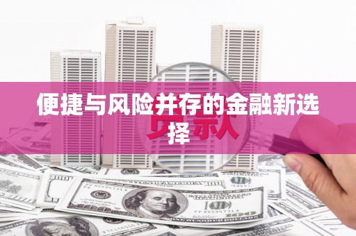 金湾便捷与风险并存的金融新选择