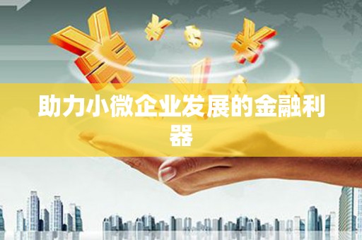 金湾助力小微企业发展的金融利器