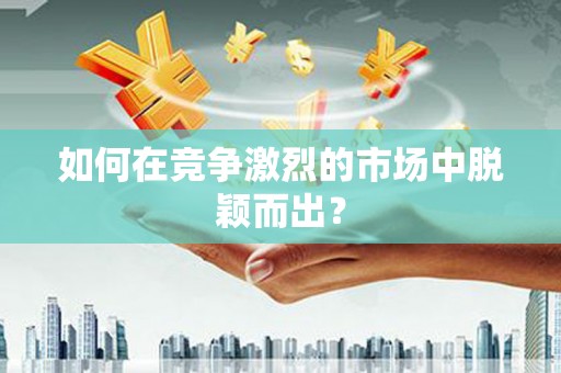 金湾如何在竞争激烈的市场中脱颖而出？