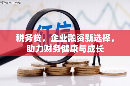 金湾税务贷，企业融资新选择，助力财务健康与成长